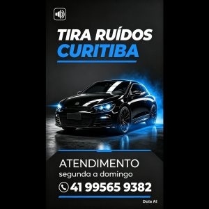 Tira ruidos de carros Curitiba